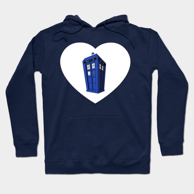 Timey Wimey Heart Hoodie by SJayneDesign